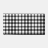Zwart geruite Buffel Check Pattern Bureaumat (Voorkant)
