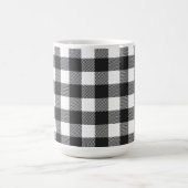 Zwart geruite Buffel Check Pattern Koffiemok (Center)