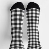 Zwart geruite Buffel Check Pattern Sokken (Top)