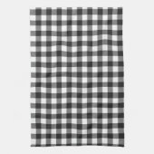 Zwart geruite Buffel Check Pattern Theedoek (Verticaal)