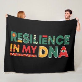 Zwart Geschiedenis Erfgoed Plush Throw Fleece Deke