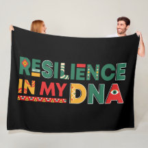 Zwart Geschiedenis Erfgoed Plush Throw Fleece Deke