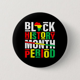 Zwart Geschiedenis Maand Periode Afrikaans Amerika Ronde Button 5,7 Cm