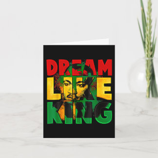 Zwart Geschiedenis Maand Shirt Martin Have Dream L Kaart