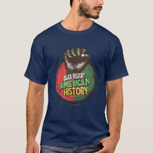 Zwart Geschiedenis Maand T-shirt Design