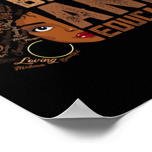 Zwart Geschiedenis Maand Vieren Zwart Geschiedenis Poster (Hoek)