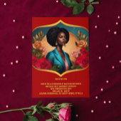 Zwart Geschiedenis Maand Viering Uitnodiging brief