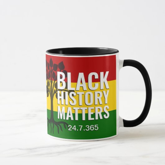 Zwart Geschiedenis Matters MONOGRAM Marcus Garvey  Mok (Rechts)