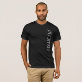 Zwart geschikt Comp T T-shirt (Voorkant volledig)