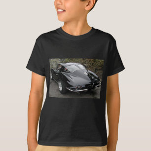Zwart gesplitst venster Classic Corvette T-shirt