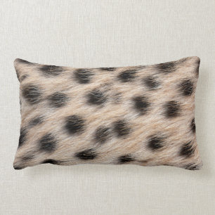zwart gevlekte cheeta vacht of huid textuur sjablo kussen