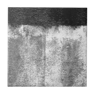 Zwart gewalste verf tegeltje