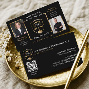 Zwart Goud Advocatenkantoor Advocate Partners Foto Visitekaartje