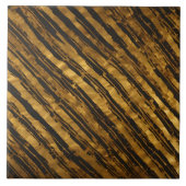 Zwart Goud Art Deco Trendy Collectie Tegeltje (Voorkant)