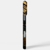 Zwart goud bling retro Case-Mate iPhone case (Achterkant / Rechts)