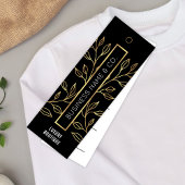 Zwart & Goud Bloemen Boutique Kleding Prijs Label