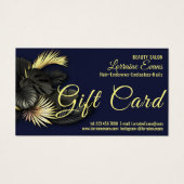 Zwart Goud Elegant Visitekaartje (Voorkant)