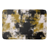 Zwart goud en wit badmat (Voorkant)