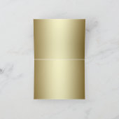 Zwart Goud Foto Dank u Kaarten (Binnen)