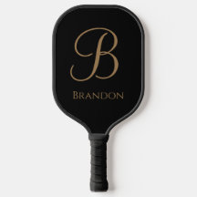 Zwart Goud Gepersonaliseerde Naam en Monogram
