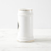 Zwart Goud Groomsman Beer Stein Gift Bierpul (Center)