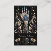 Zwart & Goud Hand Tattoo Visitekaartje (Voorkant)