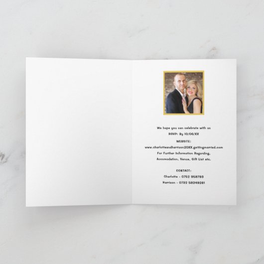 Zwart Goud Informele Bruiloft (Binnen)