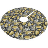 Zwart Goud Kerstmispatroon#22 ID1009 Kerstboom Rok (Gekanteld)