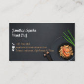 Zwart & Goud Keuken Collage Visitekaartje (Achterkant)