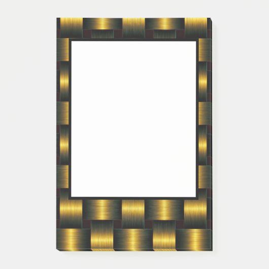Zwart Goud Lijst Post-it® notes (Voorkant)