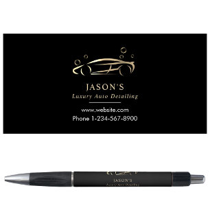 Zwart & Goud Luxe Auto Detailing Auto Reiniging Pen