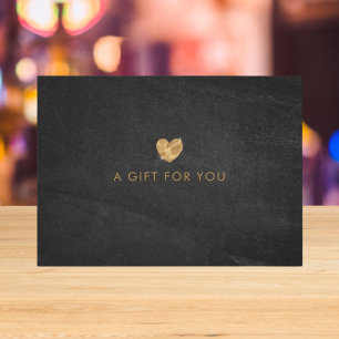 Zwart Goud Salon Store Zakelijk Cadeaubon