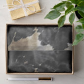 Zwart Goud Western Koeienhuid Tissuepapier (Geschenk)