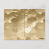 Zwart Goud Zebra Kerstmis Briefkaart (Achterkant)