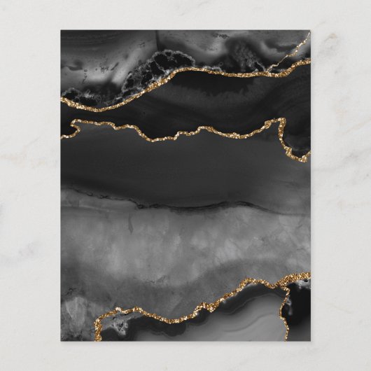 Zwart-goudblazer Flyer (Achterkant)