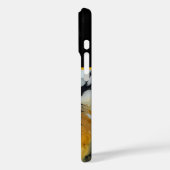 zwart gouden bloem marmer Case-Mate iPhone case (Achterkant / Links)