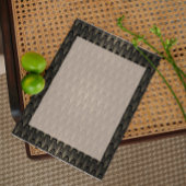 Zwart-gouden kunst Deco Kaart