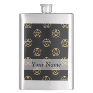 Zwart-gouden pentagram flacon