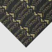 Zwart gouden Waterverf Tissuepapier (Detail)