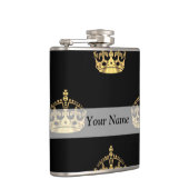 Zwart-goudkroon Heupfles (Rechts)