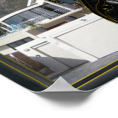 Zwart goudLijst, Abstract Poster (Hoek)