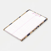 Zwart & goudvraag Traditionele hedendaagse afdrukk Post-it® Notes (Schuin)