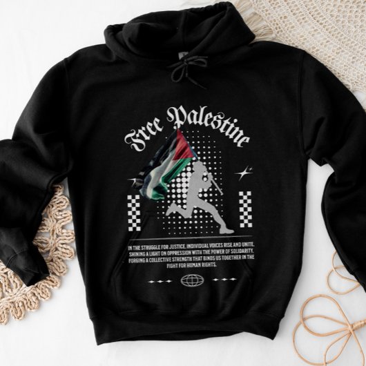 Zwart Gratis Palestina Sweatshirt