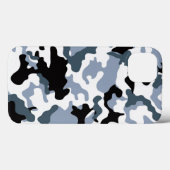 Zwart-grijs Camo Case-Mate iPhone Case (Achterkant (horizontaal))