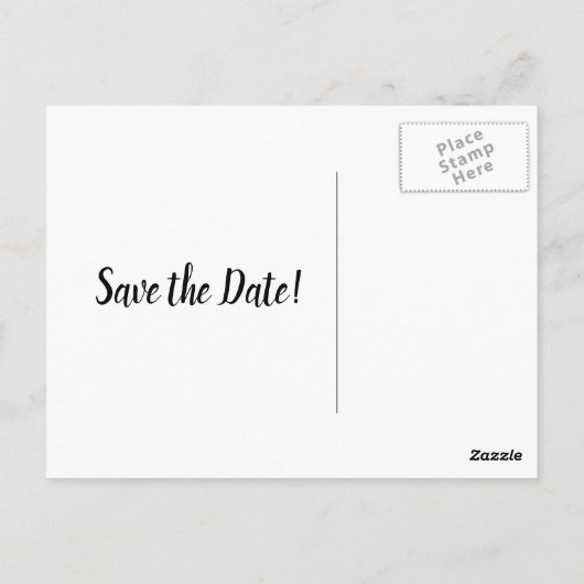 Zwart / grijs drie foto-Afstuderen Opslaan datum Briefkaart (Achterkant)