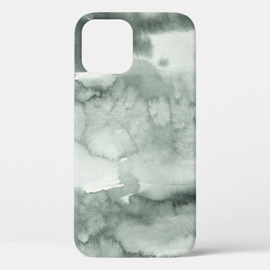 Zwart, grijs en wit Waterverf iPhone/iPad draagtas Case-Mate iPhone Case (Achterkant)