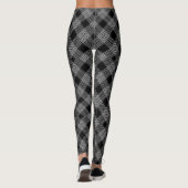 Zwart-grijs geblokte argyle leggings (Achterkant)