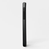 Zwart Grijs Gradient Eenvoudig Monogram Initialen Case-Mate iPhone Case (Achterkant/links)