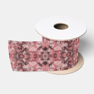 Zwart Grijs Roze Wit Moderne Geometrische Abstract Lint