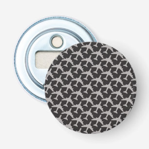 Zwart Grijs Vliegtuig Vliegtuigen Piloot Vliegtuig Button Flesopener